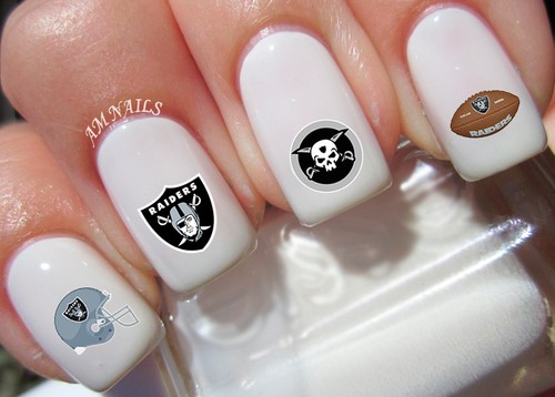 Las vegas raiders adesivi nail - vegas,