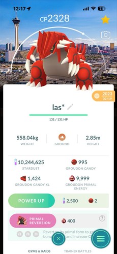 Pokemongo groudon las vegas - pokemongo,