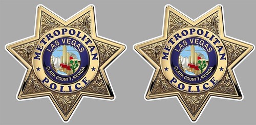 Sticker police las - sticker,